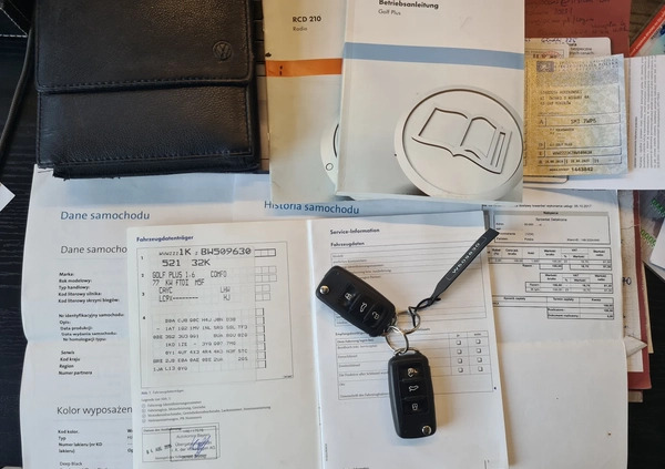 Volkswagen Golf Plus cena 22499 przebieg: 191312, rok produkcji 2010 z Andrychów małe 596